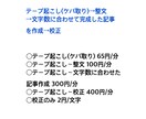 インタビュー記事等作成します テープ起こし(ケバ取り)〜完成系の記事の作成、校正 まで イメージ1