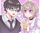 夢絵・CP絵作成致します 好きなキャラクター・お相手様とのイラストを描きます！ イメージ3