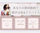 プロのボイトレ講師が歌唱動画を細かく分析します 苦手の原因を解明して効率的に上達！動画1本で見極めます！ イメージ1
