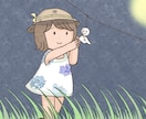 商用利用OK！ゆるいイラストアイコン描きます 修正無制限でゆるい女の子のイラストやゆるキャラ描きます！ イメージ3
