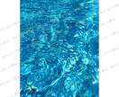 水と光の写真素材を販売します SNSやPR・デザインに使える水の写真セット/水と光夏プール イメージ2
