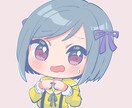 可愛い絵柄のアイコン・ミニキャライラスト描きます キラキラした少女のイラストが得意です。商用利用料込。 イメージ4
