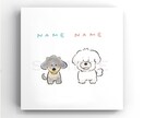 愛犬・愛猫をかわいくおしゃれにイラスト化します SNSアイコンやお部屋に飾れる似顔絵イラスト イメージ1