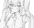 キラキラちゅるんとしたラフ画描きます ラフ画でも絵力がたっぷりです！ イメージ3