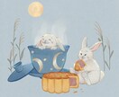 名刺やアイコンに！可愛い動物を描きます お客様のペットやお好きな動物、手書き風の柔らかいイラスト イメージ4