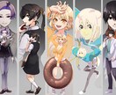 ご希望の雰囲気に合わせた立ち絵制作いたします 納期最短3日◆絵柄対応可能です。 イメージ3