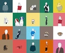 4種納品！シンプルオシャレな線画アイコン制作します SNSなどのアイコンをシンプルなイラストにしたい方おすすめ！ イメージ9