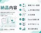 AIで業務改善の方法を提案します 面倒な作業を整理し、低コストな効率化案をご提案 イメージ3