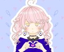 誕生日イラスト、ペア画等描きます 大切なSNSの友達に形あるプレンゼントを贈りませんか？？ イメージ9