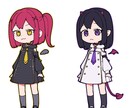 グッズやアイコンに！かわいいSDイラスト描きます カラフルでポップなデフォルメイラストをご提供いたします！ イメージ2