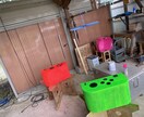 子供大喜塗装までします 仕事は、大工です！親方に教わった技術を自分なりに作成します イメージ3