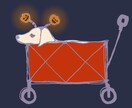 ペットのアイコンお描きします あなたのペットが、絵本のキャラクターのような姿に変身! イメージ1