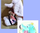 ぬいぐるみの似顔絵SNSアイコン描きます 写真を元にぬいぐるみのアイコンを描きます。無料修正無制限です イメージ3