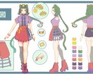 かわいい！かっこいい！キャラクターデザインします ケモ耳！角！任せてください！モチーフ3つで制作可能！ イメージ8