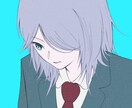 2000円！シンプルなイラスト制作いたします 華やかでで目をひく色使いのイラストです！ イメージ1