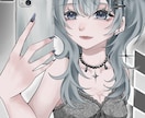 商用可/アイコン・一枚絵など作成します 寒色系のカワイイ女の子を描きます！ イメージ3