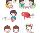 シンプルかわいいイラストお描きします SNSのアイコンやweb素材など、お気軽にご相談ください＾＾ イメージ7