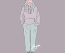 お洒落なイラストをお届けします アイコンや挿絵、SNS、広告様々な用途にお使いいただけます！ イメージ4