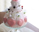 結婚式のお客様をかわいいケーキでお出迎えします ウェルカムスペースが華やかになるクレイアートケーキ！ イメージ1