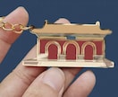 オリジナルの金属製キーホルダーをお作り致します 記念品・キャラクターグッズ・ノベルティ・ギフトにどうぞ イメージ3