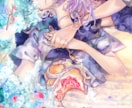 キラキラで可愛い1枚絵・イラスト描きます 繊細で可愛い1枚絵、新ビジュアル、アイコンなどが必要な人へ イメージ9