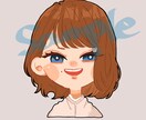 SNS アイコン　似顔絵ミニキャラ描きます アイコン、似顔絵をミニキャラ化、描き方塗り方ご希望に添います イメージ2