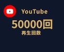 YouTube再生回数＋5万回をサポートします ⭐キャンペーン価格⭐再生＋50,000回⭐ イメージ1