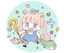 ゆるかわで丁度良いデフォルメイラスト作ります ペットなどなんでも可！ゆるくて可愛いオリジナルのアイコン イメージ4
