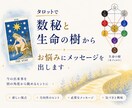 スピリチュアルメッセージだします 数比や生命の樹をベースとした鑑定です イメージ1