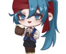 オリジナルキャラをデフォルメで描きます 使いやすいミニキャラが必要な方へ イメージ1