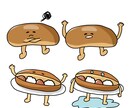 ゆるいイメージキャラクター作ります アイコンやグッズ等に！オリジナルキャラ作ります！愛犬もOK！ イメージ6