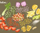 温もりのあるイラストを描きます メニューやHP・料理ブログ・SNSなどで使用できるイラスト イメージ1