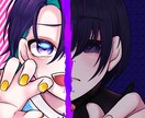 お顔メインのイラストを描きます 簡単にささっとアイコンイラストを描いてほしい方向け！ イメージ4