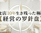 経営における意思決定のサポートをします 10年続く飲食店には、数字に出ない『守りのルール』があります イメージ1