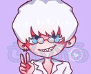 ポップで可愛い似顔絵アイコン描きます SNSアイコンや動画内イラストとしていかがですか？ イメージ9
