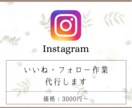 Instagramのいいね・フォロー作業代行します 適切なターゲット層に向けて丁寧に手作業で行います♩ イメージ1