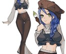 シンプルなキャラクターデザインを描きます 立ち絵、キャラクターデザイン、可愛い イメージ7