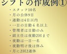 病院・介護施設・訪問看護等のシフト作成を代行します 医療・介護業界限定！シフト作成の悩みを解決！月額3500円〜 イメージ7