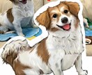 カスタマイズペット写真キャラクターデザインます 手描きペットアイコンq版漫画写実肖像絵画カスタマイズ イメージ2