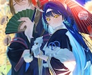 活動者様向けに鮮やかな1枚絵を描きます 不穏で空気感のある1枚絵が得意です イメージ5