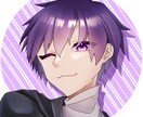 透明感あるイラストでアイコン制作致します SNSで使用するオリジナルキャラクターアイコンが欲しい方へ イメージ1