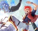 TCG風の一枚絵を制作します 構図、デザインなど依頼主様のご要望に忠実であることを誓います イメージ2