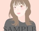 残1名様限定メイクが可愛い女の子のアイコン描きます InstagramなどのSNSアイコンにお勧めです♪ イメージ5