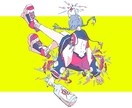 MV用1枚絵イラスト制作します ・ボカロPなど音楽活動においてMV用の1枚絵が必要な方へ イメージ4