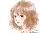 商用〇かわいい女性のシンプルなイラストを描きます 挿絵やアイコンに使用可能な愛嬌のあるかわいい女の子です イメージ9