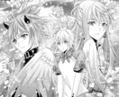 小説の挿絵お描きします 華やかなイラストをお届けします! イメージ3