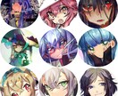 SNSアイコン作成承ります 少女も少年も！オリキャラアイコンにしてみませんか？ イメージ2