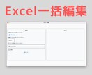 複数エクセルを一括で編集するプログラムを譲渡します 【Windows・Mac】面倒な編集作業が1分で済みます！ イメージ1