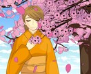 春夏秋冬♪アニメ風のかわいいイラスト3日納品します 食べ物、人物、動物、背景、などいろいろ描きます。 イメージ2