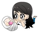 かわいいデフォルメ似顔絵制作します ポップで可愛いデフォルメ似顔絵を制作いたします！ イメージ1